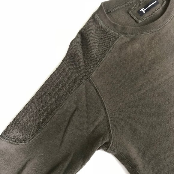 T by Alexander Wang Sweatshirt in Military Green - Picture 8 of 8